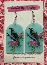 Load image into Gallery viewer, Large Bird Arch Charm Earrings
