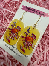 Load image into Gallery viewer, Large Bird Arch Charm Earrings
