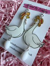 Load image into Gallery viewer, Duck and Egg Charm Earrings
