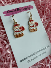 Load image into Gallery viewer, Santa Claus Charm Earrings
