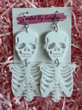 Load image into Gallery viewer, Large Skeleton Charm Earrings
