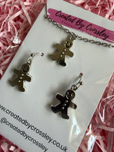 Load image into Gallery viewer, Gingerbread Man Jewellery Set
