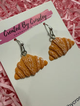 Load image into Gallery viewer, Croissant Charm Earrings
