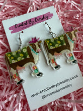 Load image into Gallery viewer, Cowboy Cow Charm Earrings
