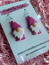 Load image into Gallery viewer, Pink Gonk Clay Earrings
