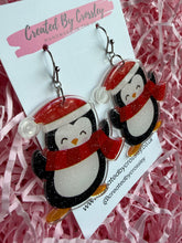 Load image into Gallery viewer, Large Penguin Charm Earrings
