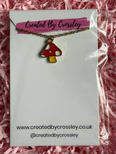 Load image into Gallery viewer, Mushroom Charm Necklace
