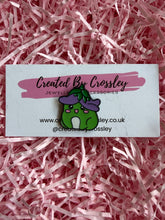 Load image into Gallery viewer, Flower Frog Pin Badge
