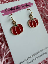 Load image into Gallery viewer, Pumpkin Charm Earrings
