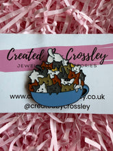 Load image into Gallery viewer, Mug of Cats Pin Badge
