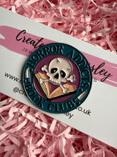 Load image into Gallery viewer, “Horror Addicts Book Club” Pin Badge
