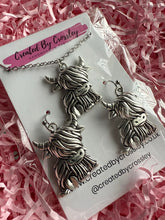 Load image into Gallery viewer, Highland Cow Jewellery Set
