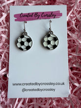 Load image into Gallery viewer, Football Charm Earrings
