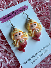 Load image into Gallery viewer, Mermaid Charm Earrings
