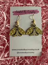 Load image into Gallery viewer, Moth Charm Earrings
