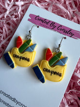 Load image into Gallery viewer, Crayon Box Charm Earrings
