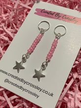 Load image into Gallery viewer, Pink Star Hearing Aid Charms
