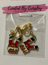 Load image into Gallery viewer, Santa Clip On Earrings
