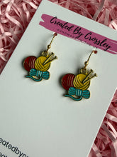 Load image into Gallery viewer, Knitting Wool Charm Earrings
