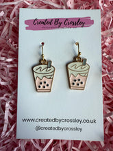 Load image into Gallery viewer, Bubble Tea Charm Earrings
