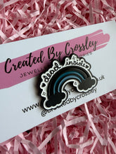 Load image into Gallery viewer, “Dead Inside” Rainbow Pin Badge
