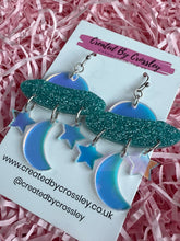 Load image into Gallery viewer, Alien Spaceship Charm Earrings
