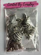 Load image into Gallery viewer, Highland Cow Clip On Earrings
