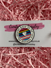 Load image into Gallery viewer, Rainbow Pride Pin Badge
