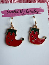 Load image into Gallery viewer, Elf Boots Charm Earrings
