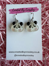 Load image into Gallery viewer, Panda Bear Charm Earrings
