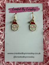 Load image into Gallery viewer, Santa Charm Earrings
