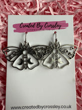 Load image into Gallery viewer, Celestial Moth Charm Earrings
