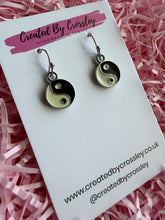 Load image into Gallery viewer, Yin Yang Charm Earrings
