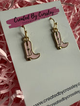 Load image into Gallery viewer, Cowboy boot Charm Earrings
