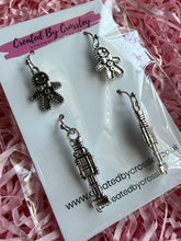 Load image into Gallery viewer, Gingerbread Nutcracker Earring Duo
