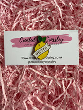 Load image into Gallery viewer, “Bitter” Lemon Pin Badge
