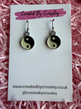 Load image into Gallery viewer, Yin Yang Charm Earrings
