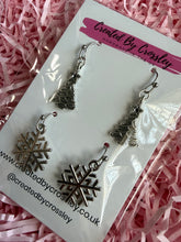 Load image into Gallery viewer, Snow Tree Earring Duo
