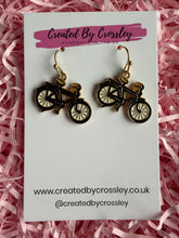 Load image into Gallery viewer, Bicycle Charm Earrings
