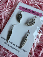 Load image into Gallery viewer, Feather Earring Duo
