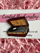 Load image into Gallery viewer, Record Player Pin Badge
