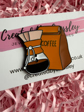 Load image into Gallery viewer, Coffee Pin Badge
