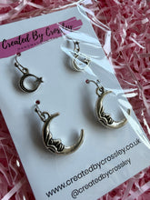 Load image into Gallery viewer, Moon Earring Duo
