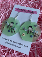 Load image into Gallery viewer, Large Bird Charm Earrings
