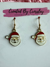 Load image into Gallery viewer, Santa Claus Charm Earrings
