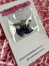 Load image into Gallery viewer, Blue Witch Hat Clip On Earrings
