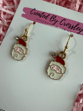 Load image into Gallery viewer, Santa Charm Earrings
