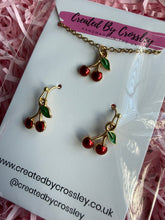 Load image into Gallery viewer, Cherry Jewellery Set
