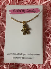 Load image into Gallery viewer, Gingerbread Man Charm Necklace
