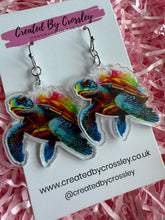 Load image into Gallery viewer, Turtle Charm Earrings
